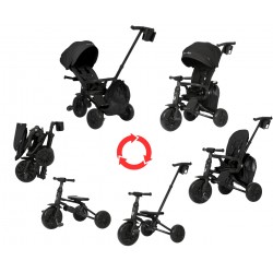 MILLY MALLY 6307 Qplay Rowerek Trójkołowy Nova Max Black