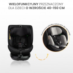 FOTELIK BOSCO I-SIZE BLACK (40-150)