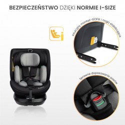 FOTELIK BOSCO I-SIZE BLACK (40-150)