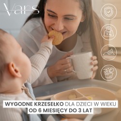 KRZESEŁKO DO KARMIENIA VARS GREY