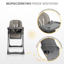 KRZESEŁKO DO KARMIENIA VARS GREY