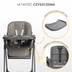 KRZESEŁKO DO KARMIENIA VARS GREY