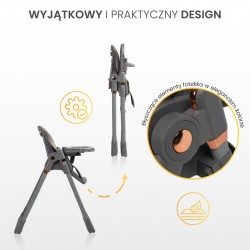 KRZESEŁKO DO KARMIENIA VARS GREY