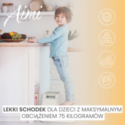 TABORET SCHODKI AIMI GREY