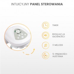 HUŚTAWKA ELEKTRYCZNA RAFFI GRAPHITE