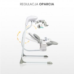 HUŚTAWKA ELEKTRYCZNA RAFFI LIGHT GREY