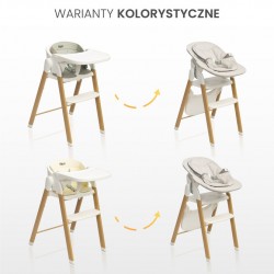 KRZESEŁKO DO KARMIENIA 3W1 TRIPLO GREY