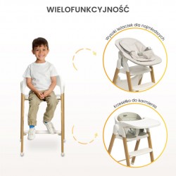 KRZESEŁKO DO KARMIENIA 3W1 TRIPLO BEIGE