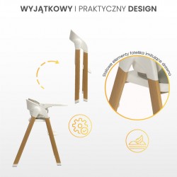 KRZESEŁKO DO KARMIENIA 3W1 TRIPLO BEIGE