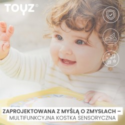 2111 ZABAWKA EDUKACYJNA - KOSTKA SENSORYCZNA (0556)