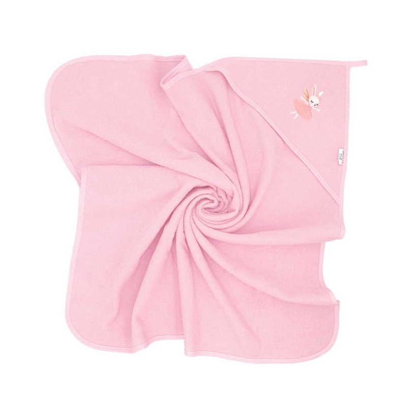 2278 OKRYCIE KĄPIELOWE 100X100 KRÓLICZEK RÓŻOWY BL227