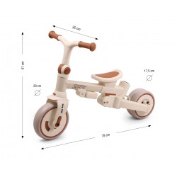 MILLY MALLY 6378 Rowerek trójkołowy Zippy Beige
