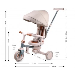 MILLY MALLY 6379 Rowerek trójkołowy Zippy Blue