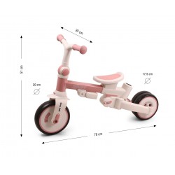 MILLY MALLY 6380 Rowerek trójkołowy Zippy Pink