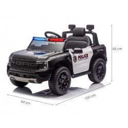 MILLY MALLY 6487 Pojazd na akumulator Ford Ranger Police Black