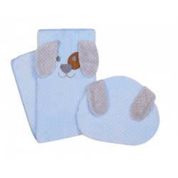 MARINI 693 Kocyk SOFT ANIMALS haft z poduszką 80x90