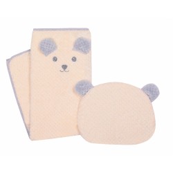 MARINI 693 Kocyk SOFT ANIMALS haft z poduszką 80x90