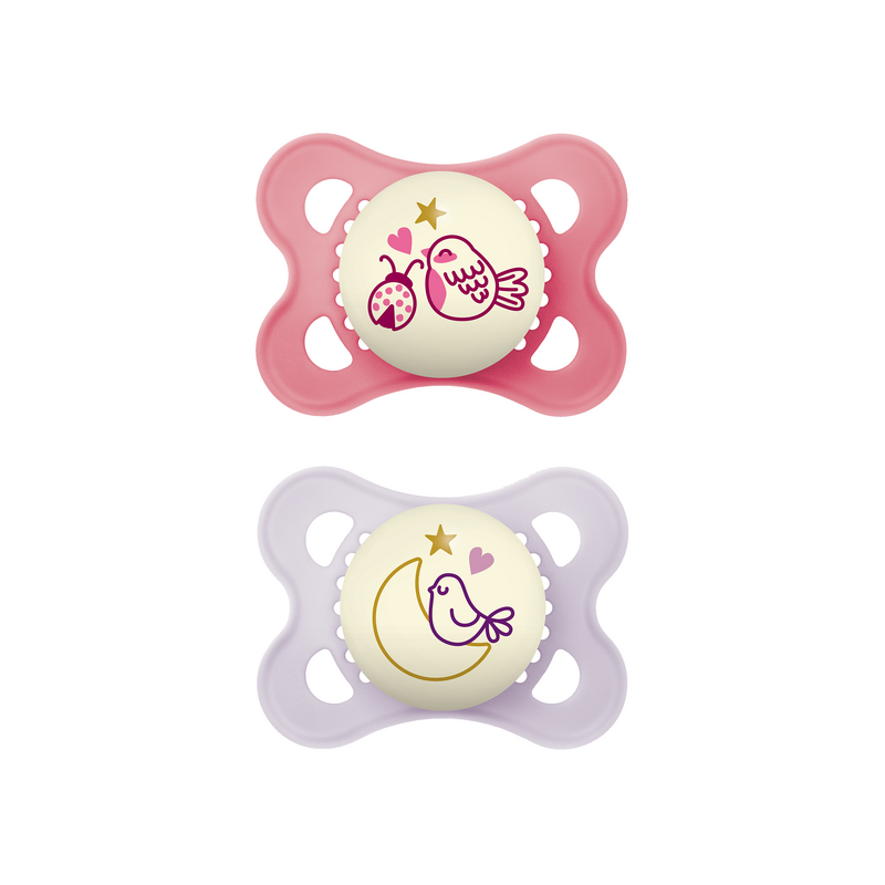 MAM 850691 Smoczek uspokajający Original Night 2-6 Planet Love girl