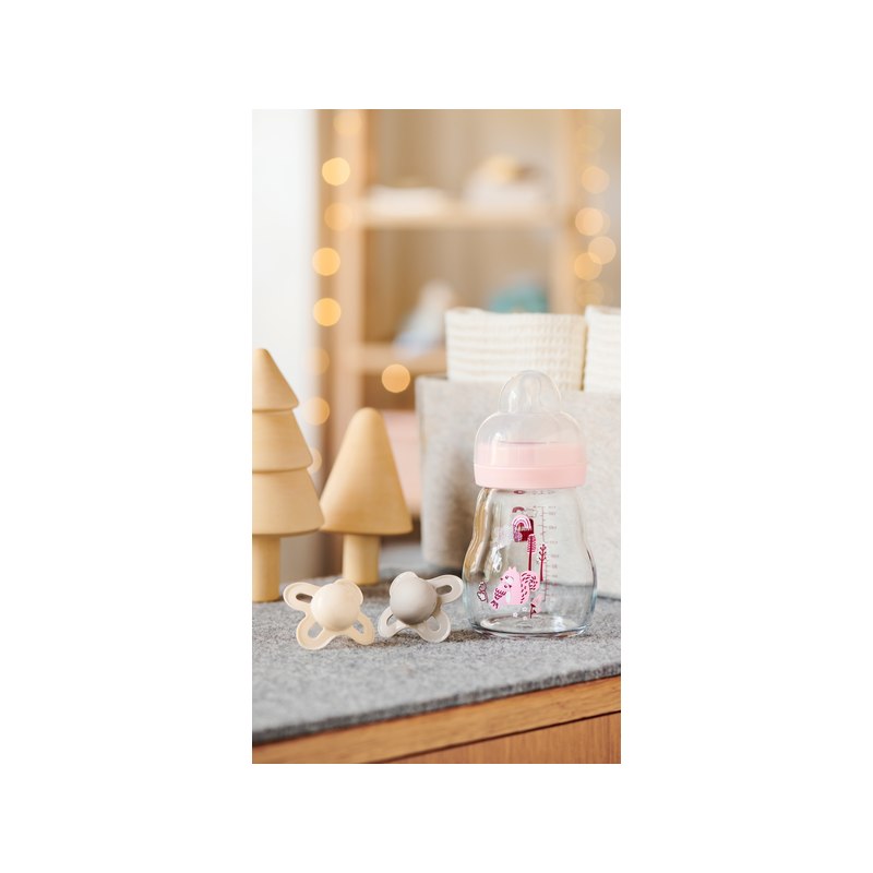 MAM 851254 Butelka szklana Feel Good Forest 260ml girl