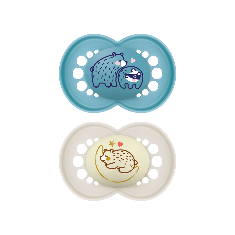 MAM 850776 Smoczek uspokajający Original 6+ Day&Night Planet Love boy