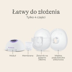 LANSINOH Laktator pojedynczy bezprzewodowy Hands-free