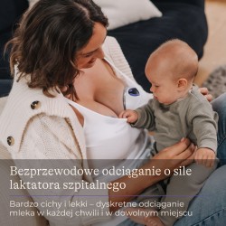 LANSINOH Laktator pojedynczy bezprzewodowy Hands-free