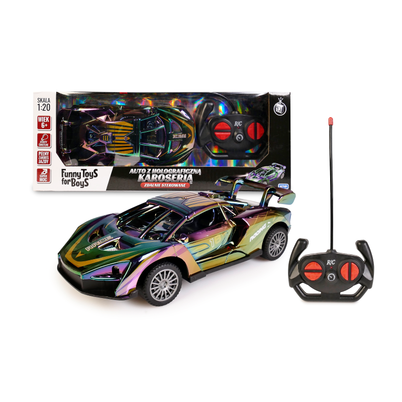 ARTYK 176012 Auto zdalnie sterowane z holograficzną karoserią