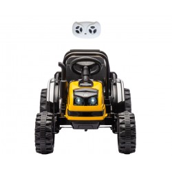 MILLY MALLY 5740 Pojazd na akumulator Traktor z przyczepą Farmer Yellow