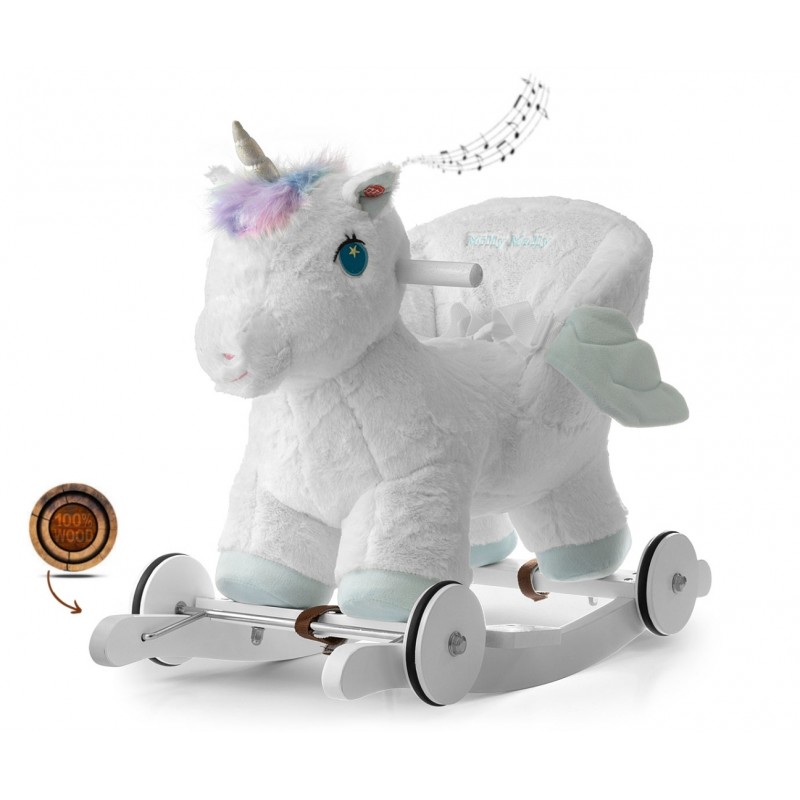 MILLY MALLY 6482 Koń Polly White Jednorożec