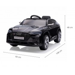 MILLY MALLY 5737 Pojazd na akumulator Audi E-Tron Sportback 4x4 Black