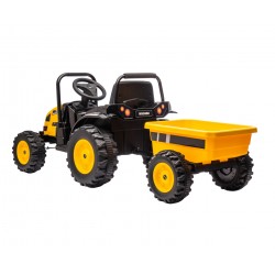 MILLY MALLY 5740 Pojazd na akumulator Traktor z przyczepą Farmer Yellow