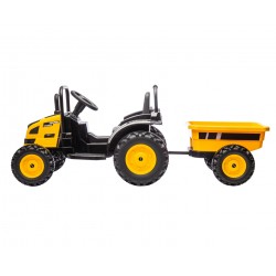 MILLY MALLY 5740 Pojazd na akumulator Traktor z przyczepą Farmer Yellow