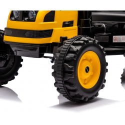 MILLY MALLY 5740 Pojazd na akumulator Traktor z przyczepą Farmer Yellow