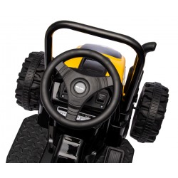 MILLY MALLY 5740 Pojazd na akumulator Traktor z przyczepą Farmer Yellow