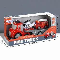 WOOPIE 53156 Czerwona laweta Straż Pożarna City Truck