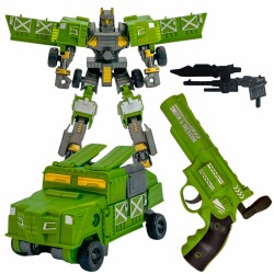 WOOPIE 58113 Robot Bojowy Transformujący Czołg Zielony