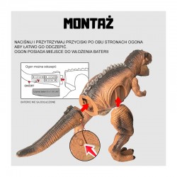 WOOPIE 53965 Zdalnie sterowany Dinozaur T-Rex