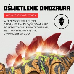 WOOPIE 53972 Zdalnie sterowany Dinozaur Stegozaur
