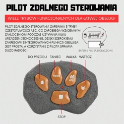 WOOPIE 53972 Zdalnie sterowany Dinozaur Stegozaur