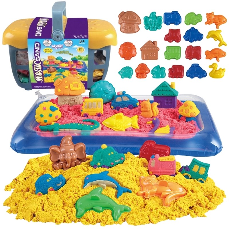 WOOPIE 54764 Stolik z piaskiem kinetycznym 0,8kg