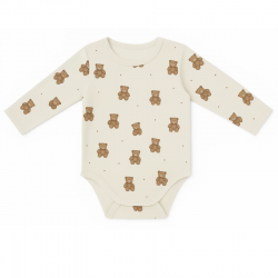 BABY 002474 Body niemowlęce Misiek 68/74 prążek