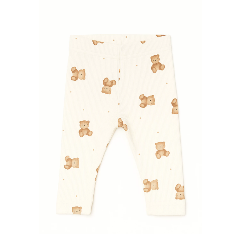 BABY 002476 Leginsy niemowlęce Misiek 56/62 prążek