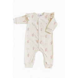 BABY 01961 Pajac niemowlęcy Kwiat Jabłoni 68/74 prążek