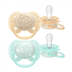 AVENT SCF091/41 Smoczek Ultra Soft  forest friends 0-6m ptak / ślimak