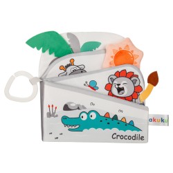 AKUKU A0704 Książeczka sensoryczna ZOO