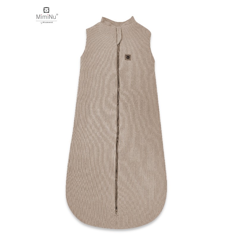 KIECZMERSKI Śpiworek do spania całoroczny MIMINU SOFT TEDDY 2,5 TOG mokka 62/76cm 3-12m
