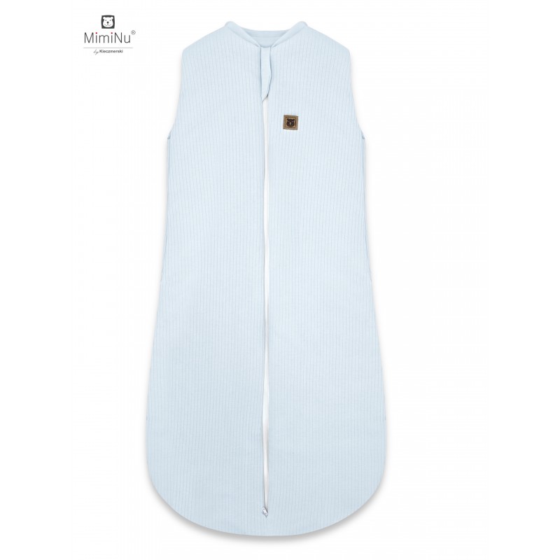 KIECZMERSKI Śpiworek do spania całoroczny MIMINU SOFT TEDDY 2,5 TOG niebieski 62/76cm 3-12m