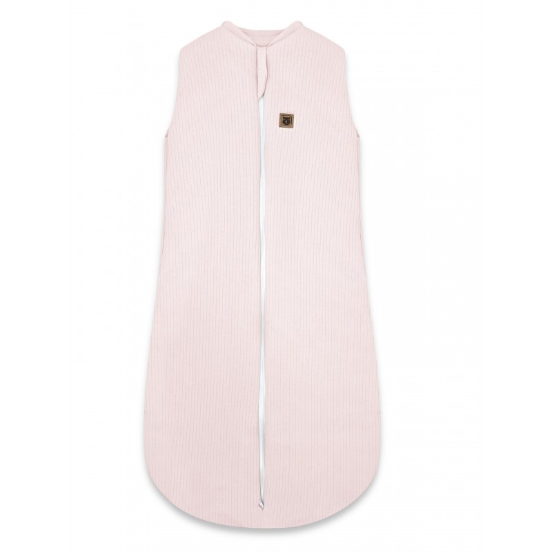 KIECZMERSKI Śpiworek do spania całoroczny MIMINU SOFT TEDDY 2,5 TOG pudrowy róż 62/76cm 3-12m