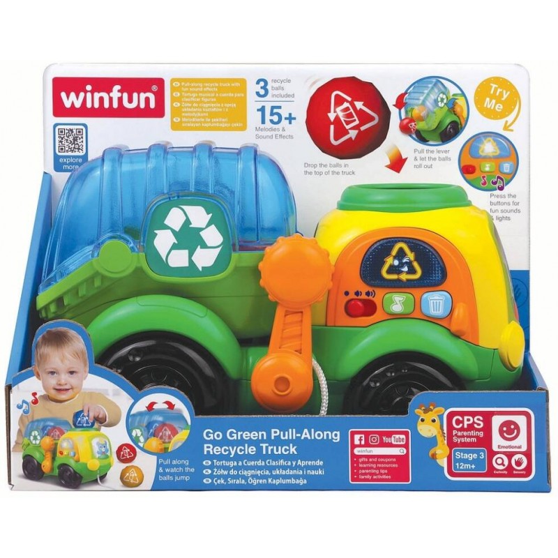 SMILY PLAY 250302 Śmieciarka ze światłem i dźwiękiem