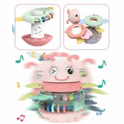 WOOPIE 56171 Motylek Muzyczny Gryzak Wańka Wstańka różowy